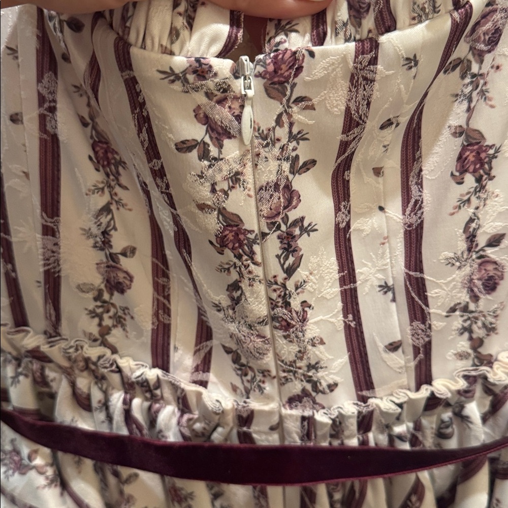 NWT Antonio Melani
x Nicola Bathie Florence Floral Print Sweetheart Midi Dress - Picture 7 of 8